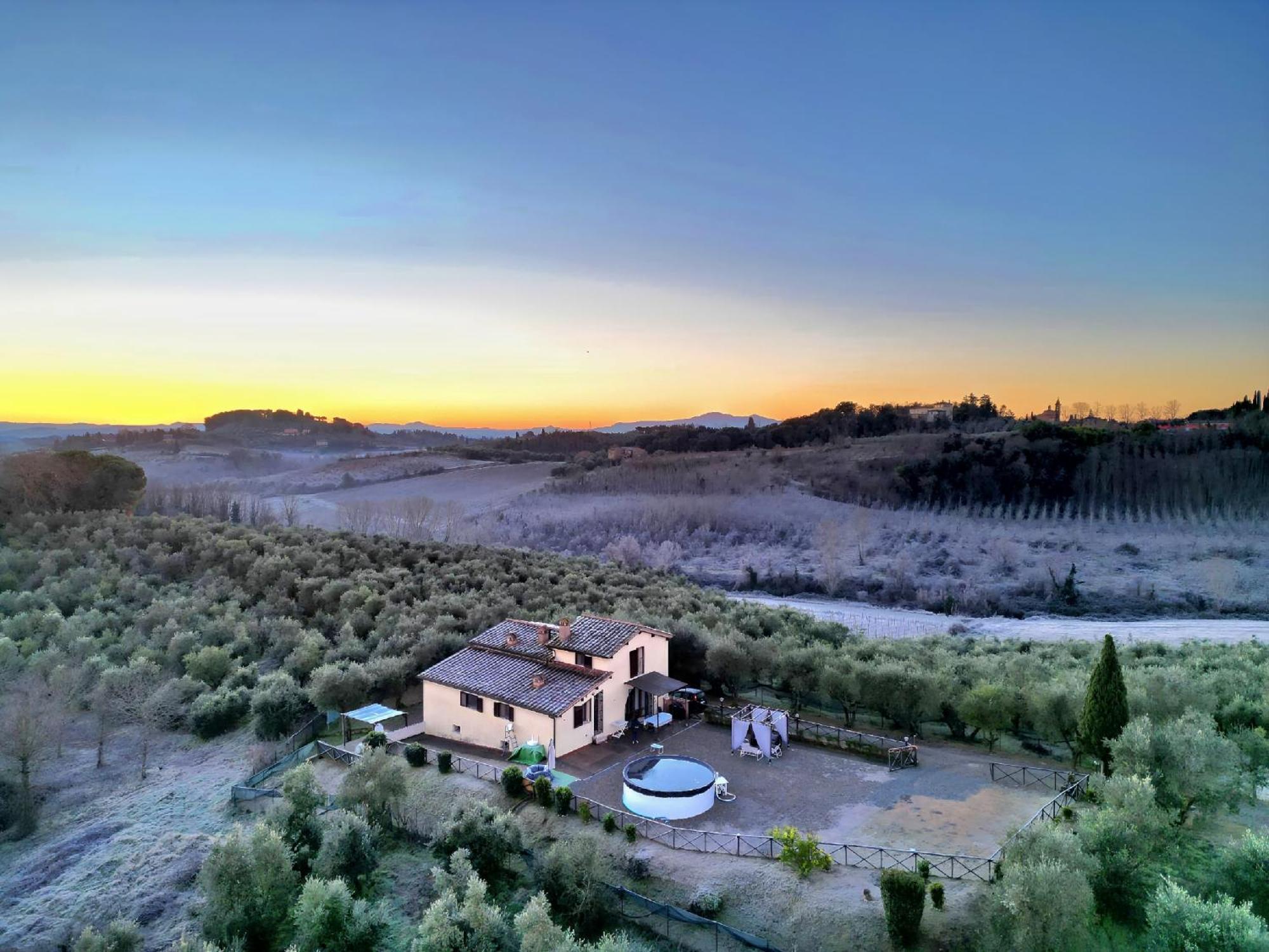 Villa Degli Olivi Nature Siena Exterior foto